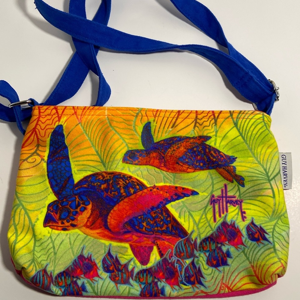 Guy Harvey “Sea Turtle” Crossbody Bag